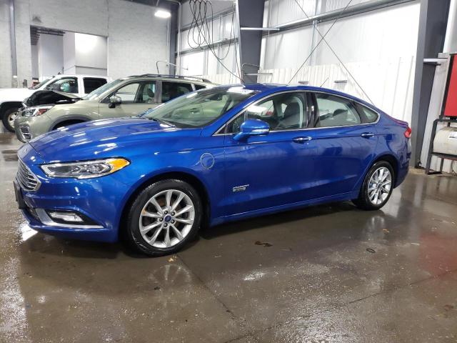 FORD FUSION SE 2017 with VIN 3FA6P0PU2HR255149 - Photo from auction