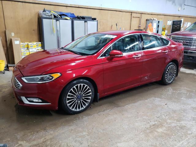 FORD FUSION SE 2017 with VIN 3FA6P0T94HR349468 - Photo from auction