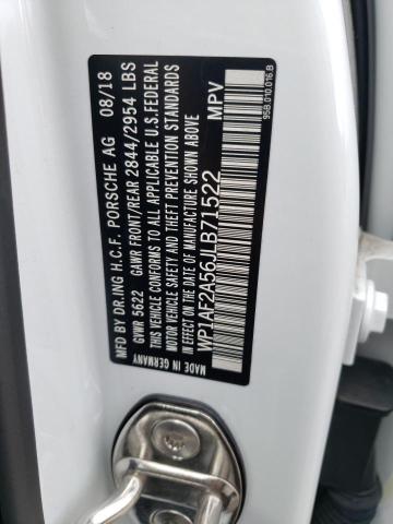 Photo 14 from auction – 2018 PORSCHE MACAN TURB with VIN WP1AF2A56JLB71522