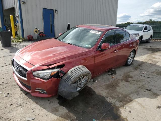 INFINITI Q50 BASE 2014 with VIN JN1BV7ARXEM682629 - Photo from auction