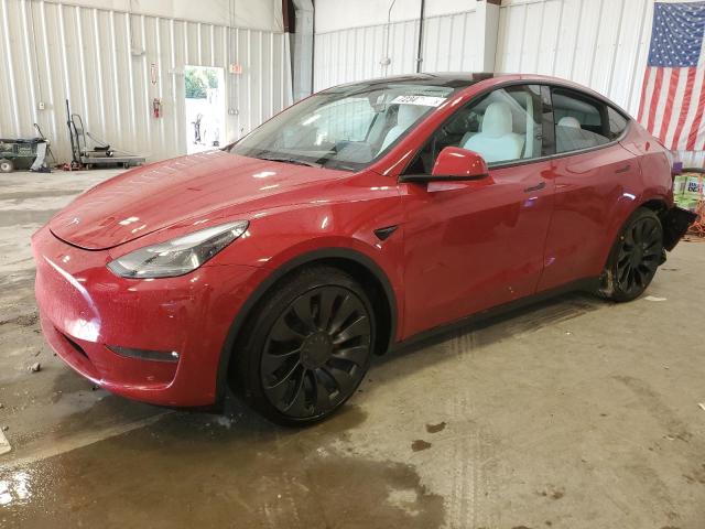 TESLA MODEL Y 2023 with VIN 7SAYGDEFXPF587048 - Photo from auction