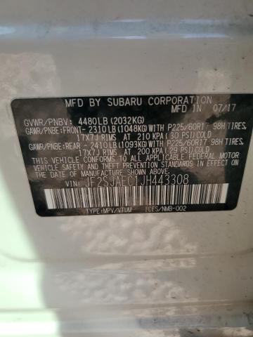 Photo 14 from auction – 2018 SUBARU FORESTER 2 with VIN JF2SJAEC1JH443308