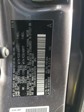 Photo 14 from auction – 2016 TOYOTA SIENNA XLE with VIN 5TDYK3DC6GS697829