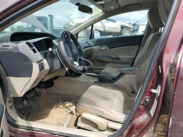Photo 7 from auction – 2012 HONDA CIVIC LX with VIN 19XFB2F55CE042548