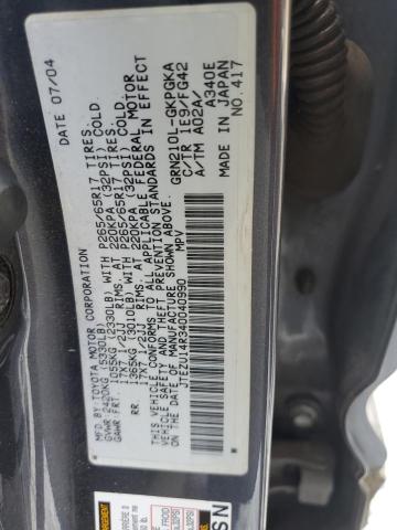 Photo 14 from auction – 2004 TOYOTA 4RUNNER SR with VIN JTEZU14R340040990