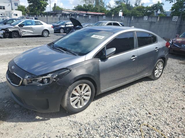 KIA FORTE LX 2017 with VIN 3KPFL4A76HE131487 - Photo from auction