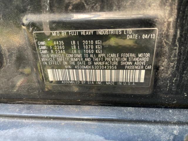 Photo 10 from auction – 2013 SUBARU LEGACY 2.5 with VIN 4S3BMBK63D3043956