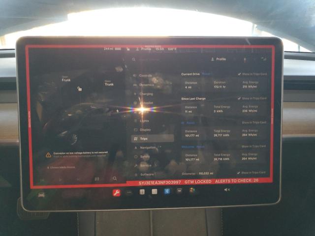 Photo 9 from auction – 2022 TESLA MODEL 3 with VIN 5YJ3E1EA3NF303997