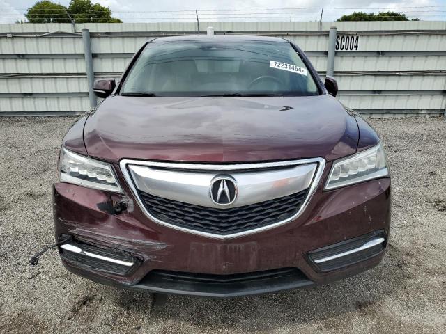 Photo 5 from auction – 2016 ACURA MDX TECHNO with VIN 5FRYD3H47GB001236