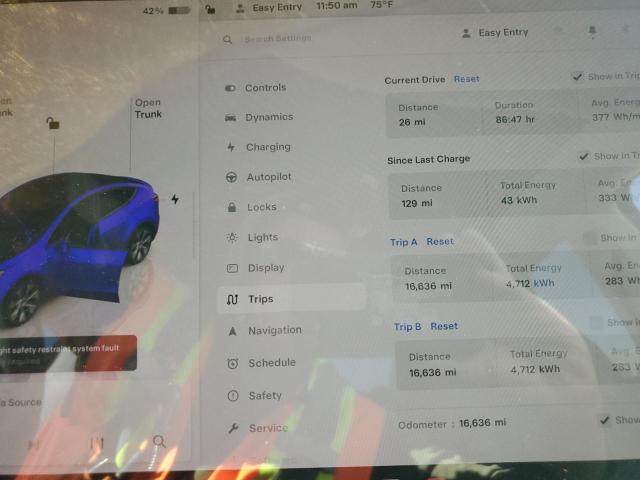 Photo 9 from auction – 2023 TESLA MODEL Y with VIN 7SAYGDEE9PF838911