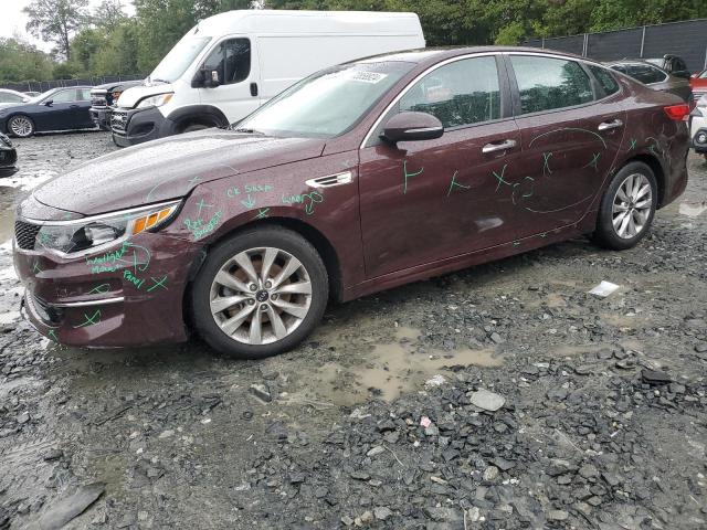 KIA OPTIMA LX 2016 with VIN 5XXGT4L37GG021617 - Photo from auction