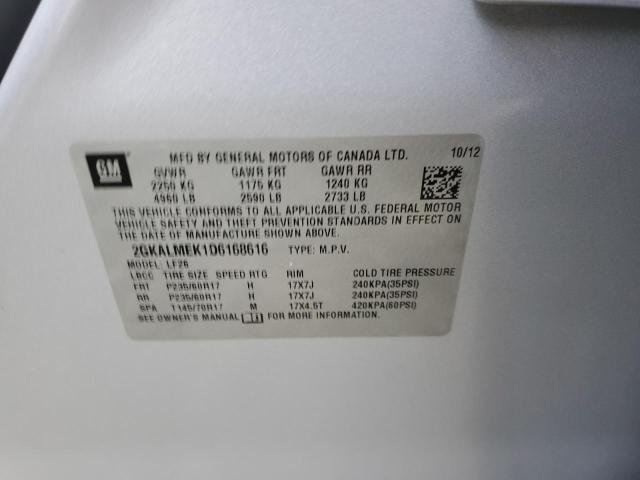 Photo 14 from auction – 2013 GMC TERRAIN SL with VIN 2GKALMEK1D6168616