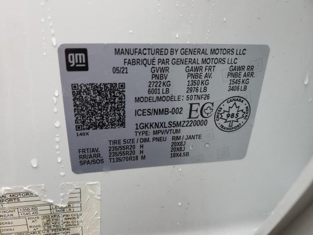 Photo 14 from auction – 2021 GMC ACADIA DEN with VIN 1GKKNXLS5MZ220000