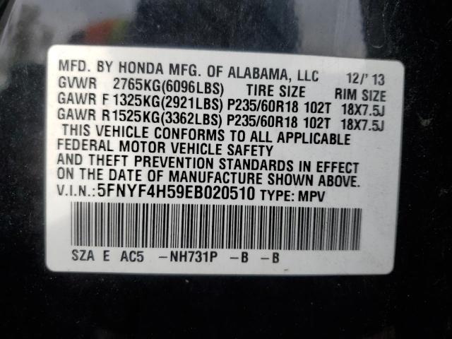 Zdjęcie 14 z aukcji – 2014 HONDA PILOT EXL z VIN 5FNYF4H59EB020510