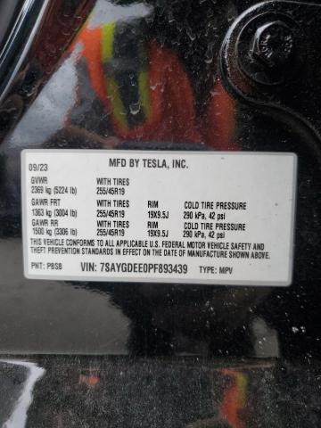 Photo 14 from auction – 2023 TESLA MODEL Y with VIN 7SAYGDEE0PF893439