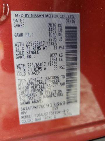 Photo 14 from auction – 2016 NISSAN ROGUE S with VIN 5N1AT2MT7GC913869