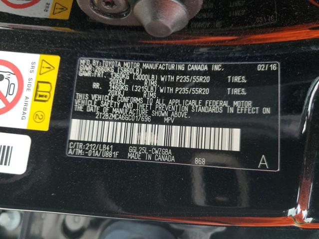 Photo 14 from auction – 2016 LEXUS RX 350 BAS with VIN 2T2BZMCA6GC017696