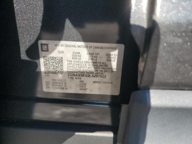 Photo 14 from auction – 2020 CHEVROLET EQUINOX with VIN 2GNAX5EV2L6207512