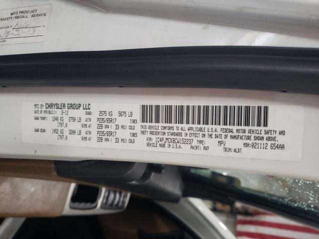 Photo 14 from auction – 2012 JEEP LIBERTY LI with VIN 1C4PJMCK8CW152237