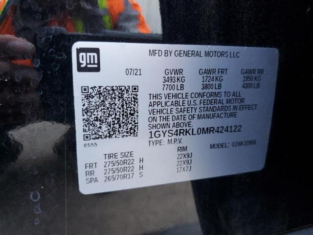 Photo 14 from auction – 2021 CADILLAC ESCALADE E with VIN 1GYS4RKL0MR424122