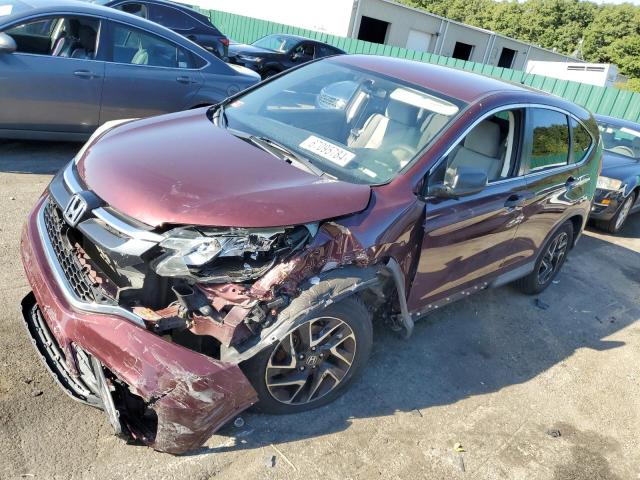 HONDA CR-V SE 2016 with VIN 5J6RM4H44GL083879 - Photo from auction