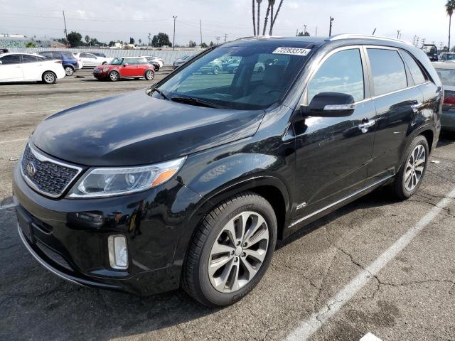 KIA SORENTO SX 2014 with VIN 5XYKWDA72EG429300 - Photo from auction