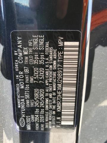 Photo 14 from auction – 2021 HYUNDAI PALISADE C with VIN KM8R7DHEXMU298917
