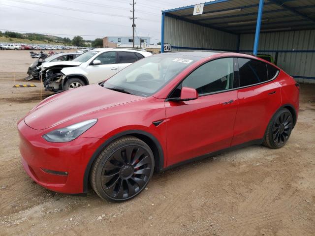 TESLA MODEL Y 2023 with VIN 7SAYGDEF3PF697049 - Photo from auction