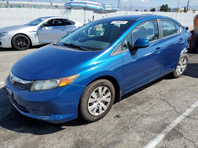 HONDA CIVIC LX 2012 with VIN 19XFB2F55CE066400 - Photo from auction