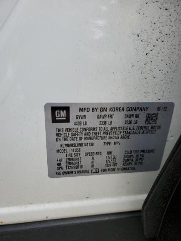 Photo 14 from auction – 2022 CHEVROLET TRAILBLAZE with VIN KL79MRSL8NB141138