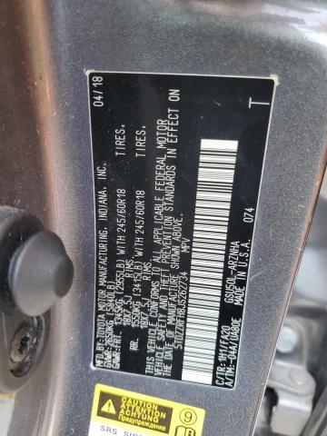 Photo 14 from auction – 2018 TOYOTA HIGHLANDER with VIN 5TDZZRFH8JS262734