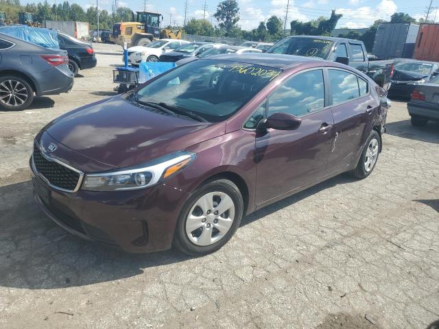 KIA FORTE LX 2017 with VIN 3KPFK4A77HE106262 - Photo from auction