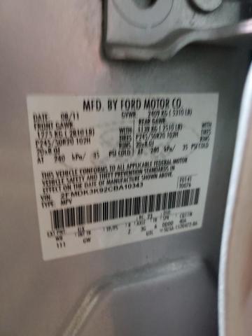 Photo 14 from auction – 2012 FORD EDGE LIMIT with VIN 2FMDK3K92CBA10343