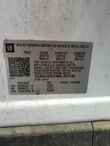 Photo 14 from auction – 2021 CHEVROLET EQUINOX LT with VIN 3GNAXKEV4ML300186