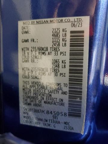 Photo 14 from auction – 2023 NISSAN ROGUE SV with VIN 5N1BT3BB7PC845058