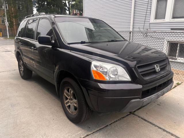 HONDA PILOT EXL 2004 with VIN 2HKYF18644H570477 - Photo from auction
