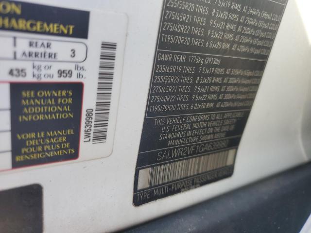 Photo 14 from auction – 2016 LAND ROVER RANGE ROVE with VIN SALWR2VF1GA639980