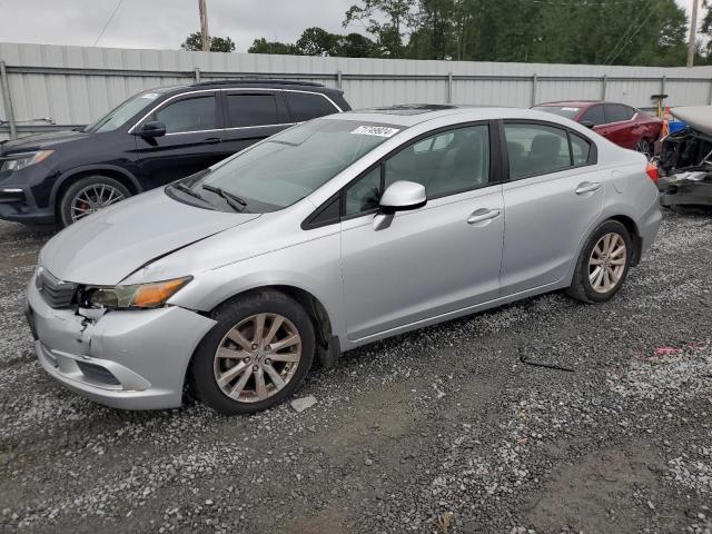 HONDA CIVIC EX 2012 with VIN 2HGFB2F85CH574334 - Photo from auction