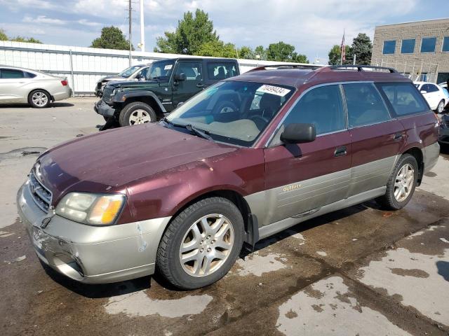 SUBARU LEGACY OUT 2001 with VIN 4S3BH665417657058 - Photo from auction