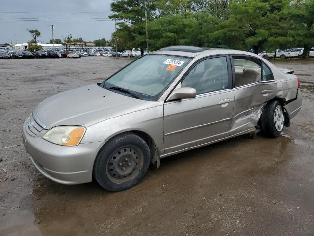 HONDA CIVIC EX 2002 with VIN 2HGES26712H553529 - Photo from auction