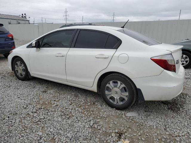 Photo 2 from auction – 2012 HONDA CIVIC HYBR with VIN JHMFB4F26CS002475