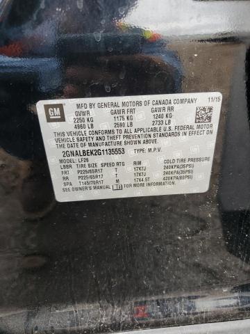 Photo 14 from auction – 2016 CHEVROLET EQUINOX LS with VIN 2GNALBEK2G1135553