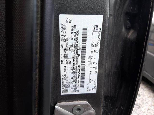 Photo 14 from auction – 2013 FORD ESCAPE SE with VIN 1FMCU0G94DUC02548