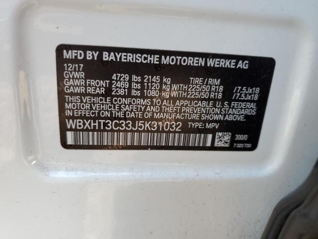 Photo 14 from auction – 2018 BMW X1 XDRIVE2 with VIN WBXHT3C33J5K31032