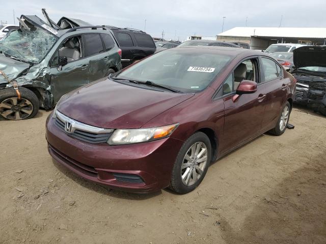 HONDA CIVIC EX 2012 with VIN 19XFB2F85CE390747 - Photo from auction