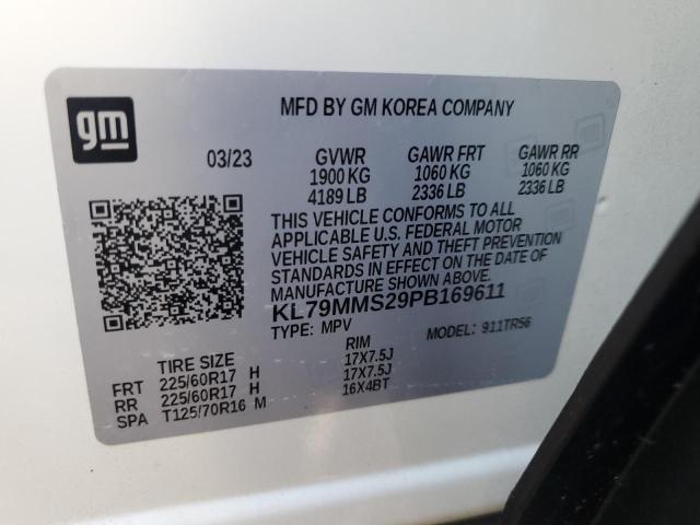 Photo 14 from auction – 2023 CHEVROLET TRAILBLAZE with VIN KL79MMS29PB169611