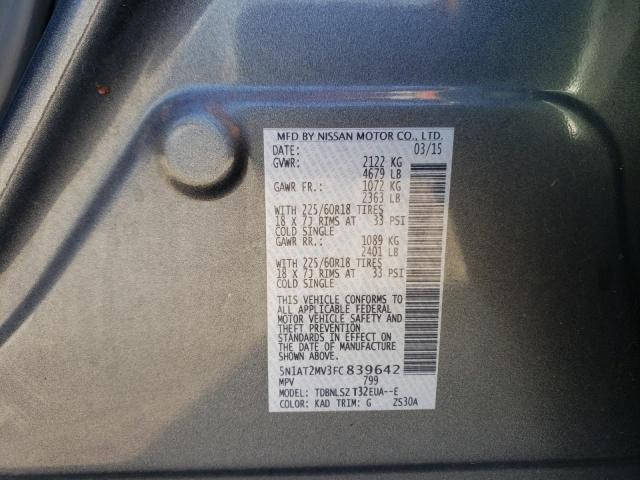 Photo 14 from auction – 2015 NISSAN ROGUE S with VIN 5N1AT2MV3FC839642