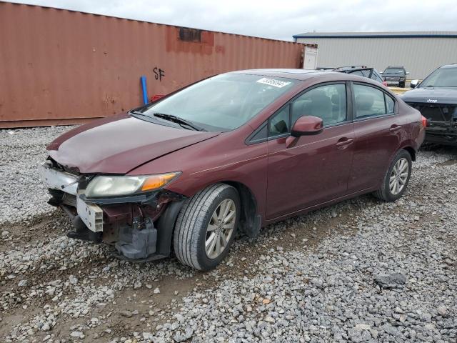 HONDA CIVIC EX 2012 with VIN 2HGFB2F81CH510257 - Photo from auction