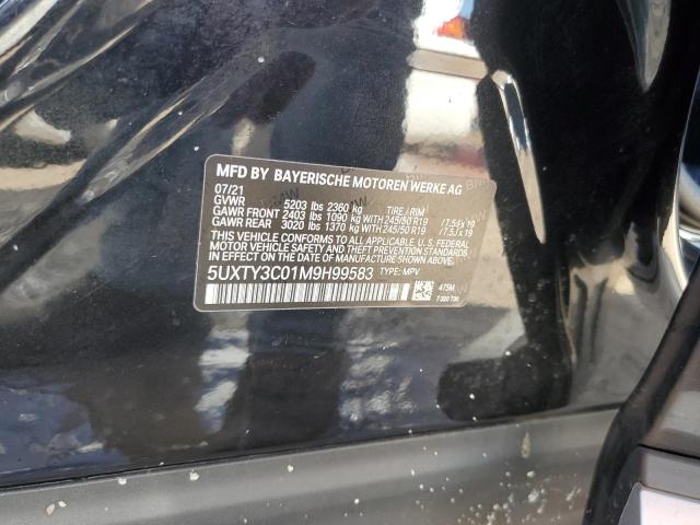Photo 14 from auction – 2021 BMW X3 SDRIVE3 with VIN 5UXTY3C01M9H99583