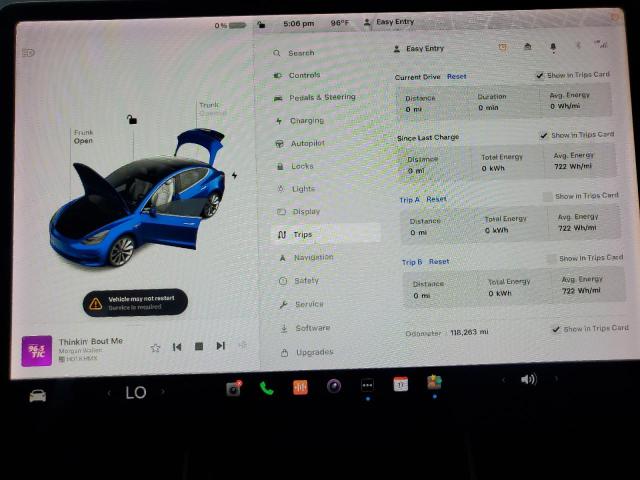 Photo 9 from auction – 2019 TESLA MODEL 3 with VIN 5YJ3E1EA8KF432099